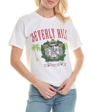 Prince Peter Beverly Hills Rodeo Drive T Shirt Women's Medium New Luxury Glam